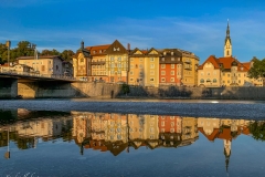 Bad Tölz im Sonnenuntergang