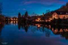 Wolfratshausen bei Nacht