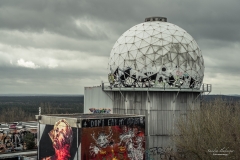 Dunkle Wolken über dem Teufelsberg